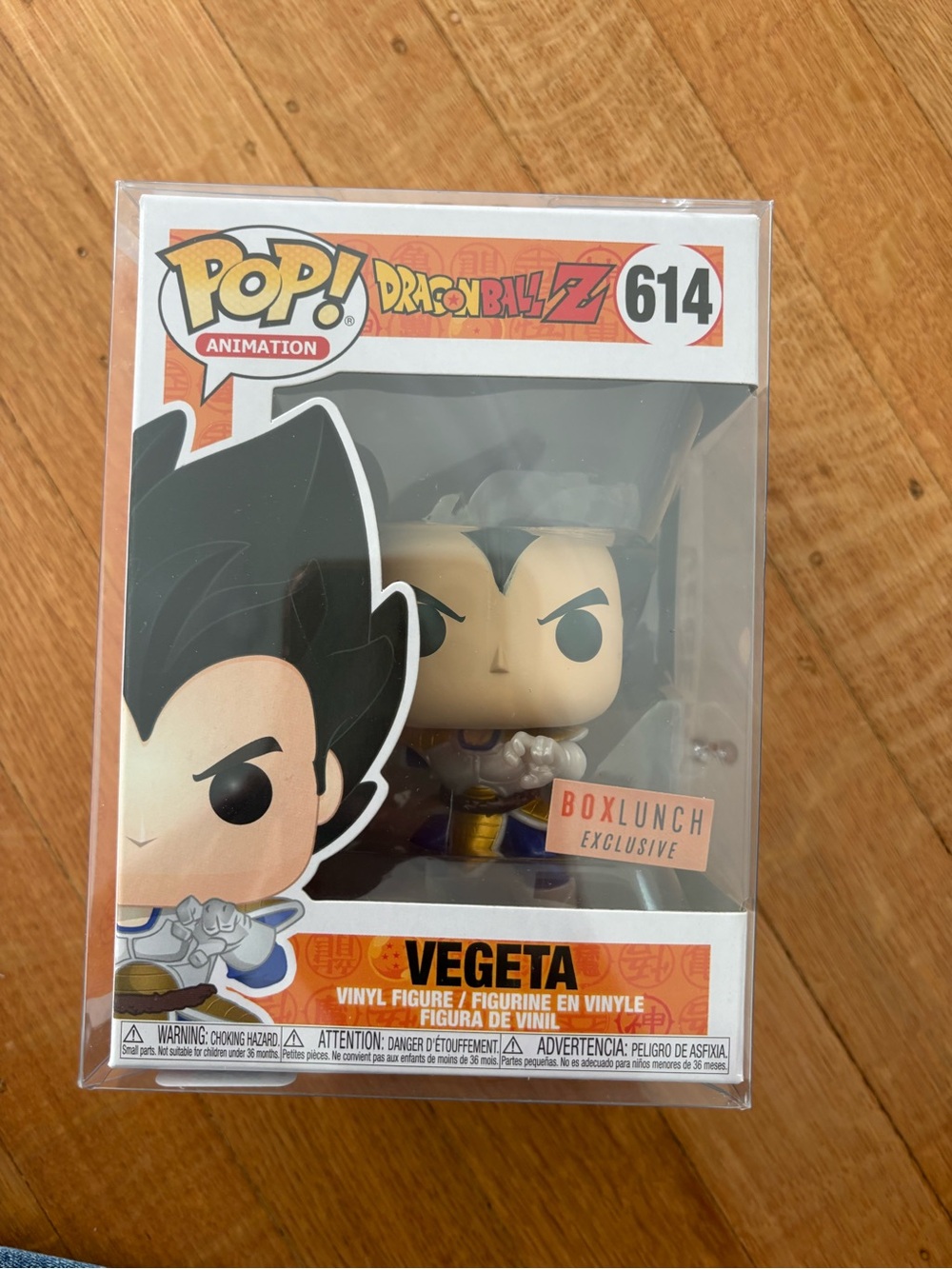 Funko Dragon Ball Z Vegeta Vinyl Figure - Blue & Gold- Box Lunch Exclusive